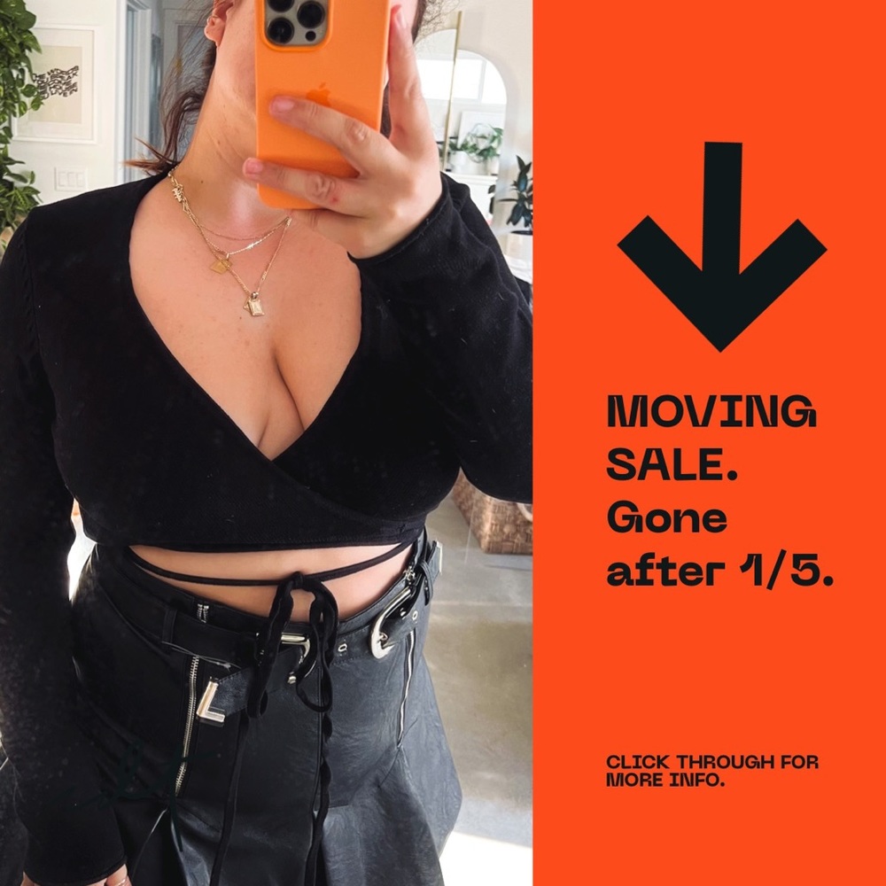 Zara wrap top